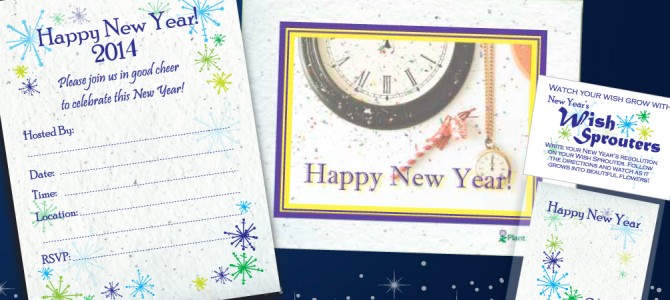 Plantable New Years Cards and Favors!