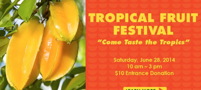 Mounts Botanical Garden – Tropical Fruit Festival “Taste of the Tropics”