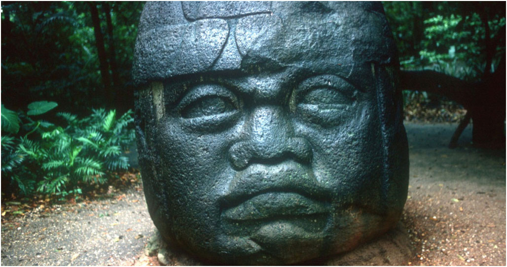 Ancient Mayan Head