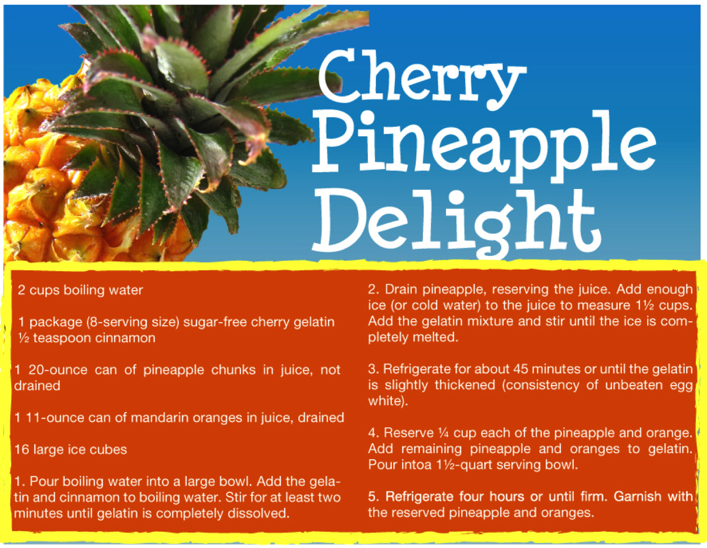 cherry pineapple delight