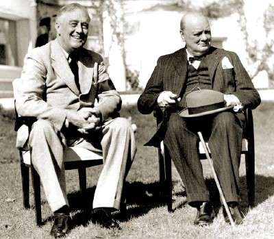 roosevelt and churchill sitting
